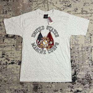 Vintage Soffe's Choice Tag Marine Corps T Shirt Size M USMC NWT Semper Fidelis